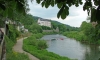 P0229 Burg Bollendorf über der Sauer andere Seite ist Luxemburg